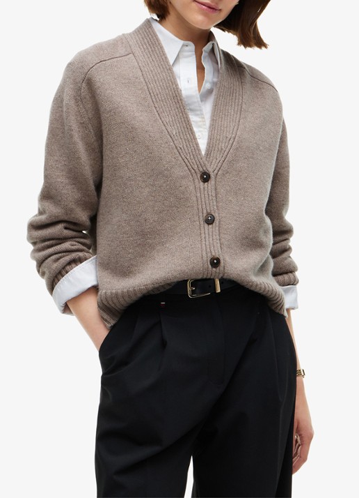 Tommy Hilfiger Fijngebreid vest in kasjmierblend