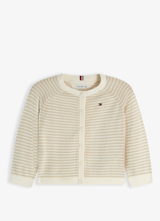 Tommy Hilfiger Fijngebreid vest met streepprint