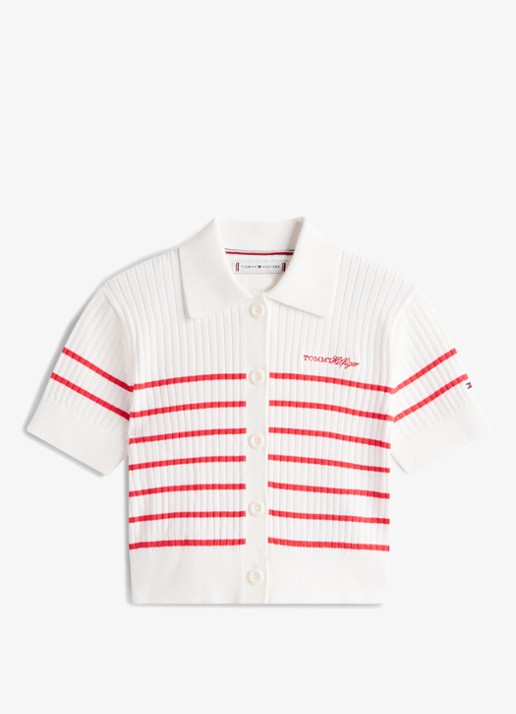Tommy Hilfiger Fijngebreide top met streepprint