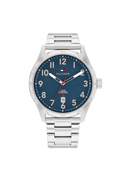 Tommy Hilfiger Forrest horloge TH1710563  - voorkant 3 zilver