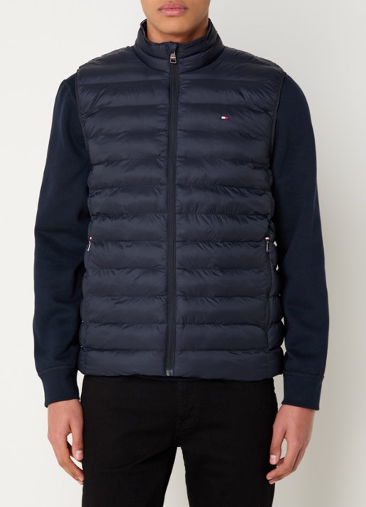 Tommy Hilfiger Gewatteerde bodywarmer met logo
