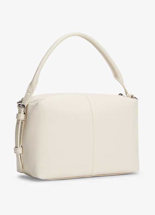 Tommy Hilfiger Handtas met logo - achterkant gebroken wit