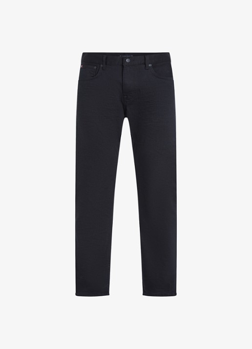 Tommy Hilfiger Harlem slim fit jeans met gekleurde wassing - voorkant zwart