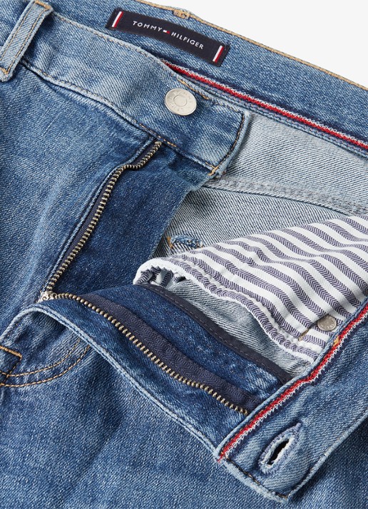Tommy Hilfiger Harlem slim fit jeans met steekzakken - detail 7 indigo