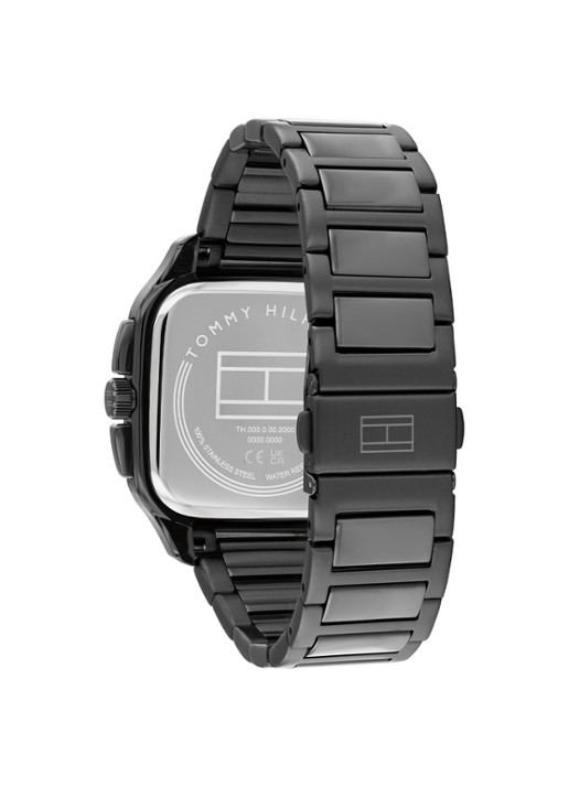 Tommy Hilfiger Herald Skeleton horloge TH1710759 - detail 4 antraciet