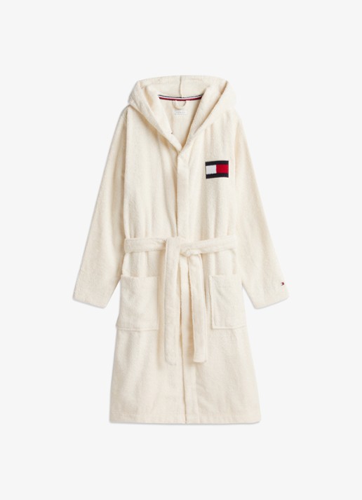 Tommy Hilfiger Heritage badjas met opgestikte zakken en logo