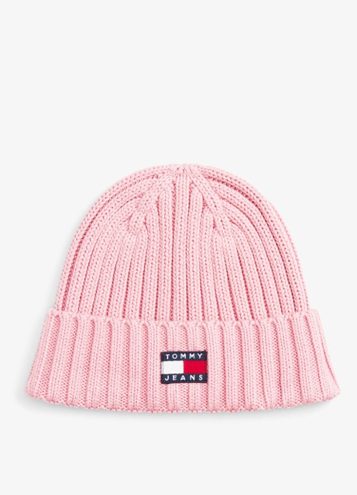Tommy Hilfiger Heritage ribgebreide muts met logo