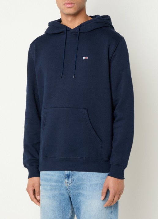 Tommy Hilfiger Hoodie met gemêleerd dessin en logoborduring