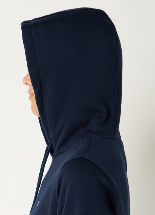 Tommy Hilfiger Hoodie met kangoeroezak en logo - detail 5 donkerblauw