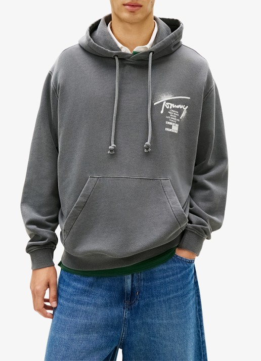 Tommy Hilfiger Hoodie met logo- en backprint