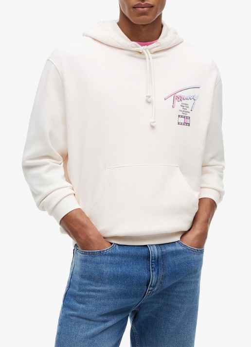 Tommy Hilfiger Hoodie met logo- en backprint