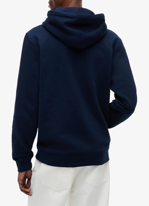Tommy Hilfiger Hoodie met logo - achterkant 3 donkerblauw