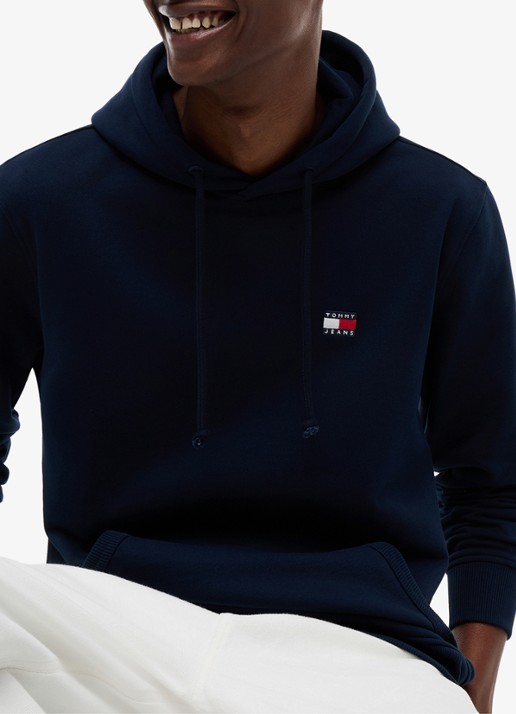 Tommy Hilfiger Hoodie met logo - detail 6 donkerblauw