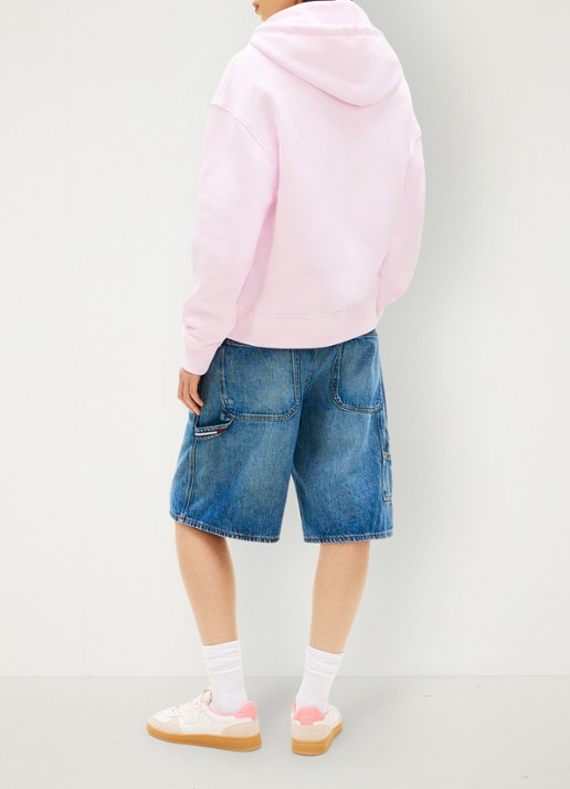 Tommy Hilfiger Hoodie met logoborduring - achterkant 5 lichtroze