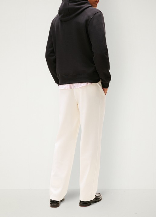 Tommy Hilfiger Hoodie met logoborduring - achterkant zwart