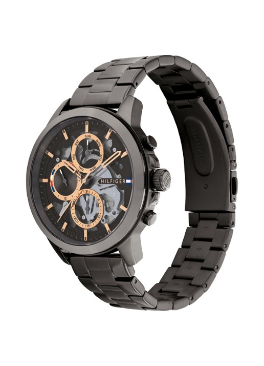 Tommy Hilfiger Horloge TH1710479 - voorkant 4 antraciet
