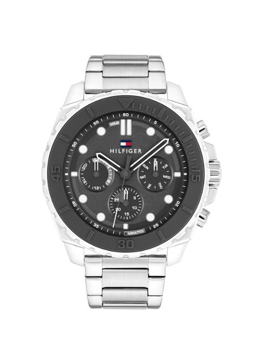 Tommy Hilfiger Horloge TH1710689  - voorkant 3 zilver