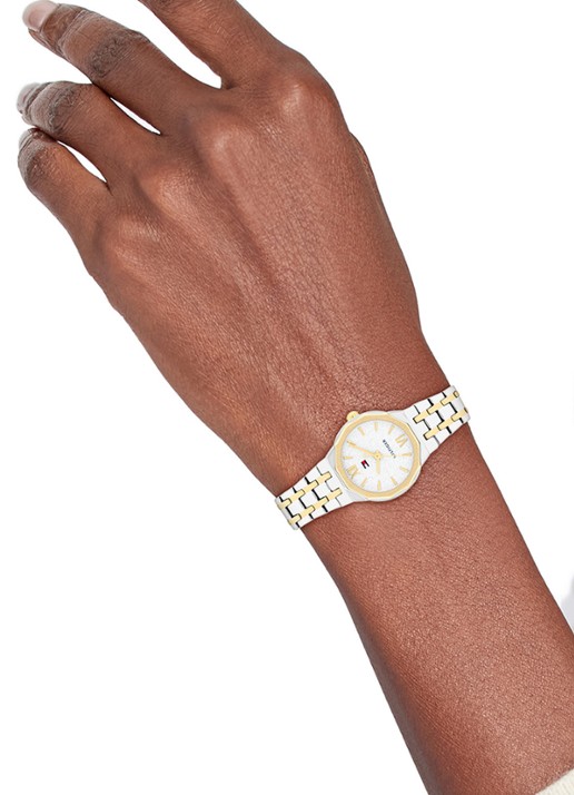Tommy Hilfiger Horloge TH1782888  - voorkant 2 zilver