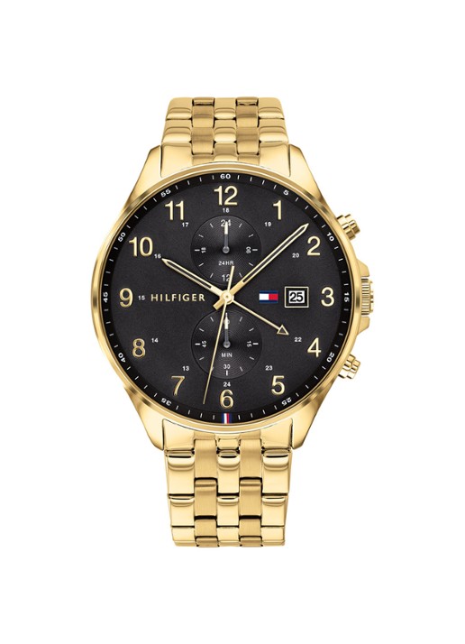 Tommy Hilfiger Horloge TH1791708 - voorkant goud
