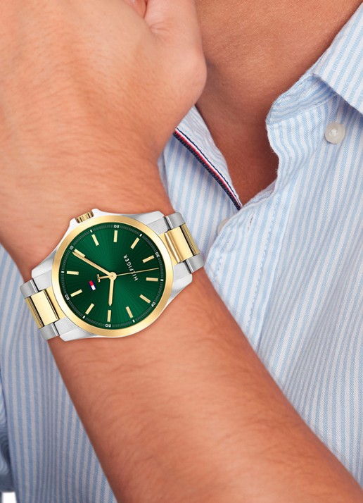 Tommy Hilfiger Horloge TH1792192  - voorkant 2 zilver