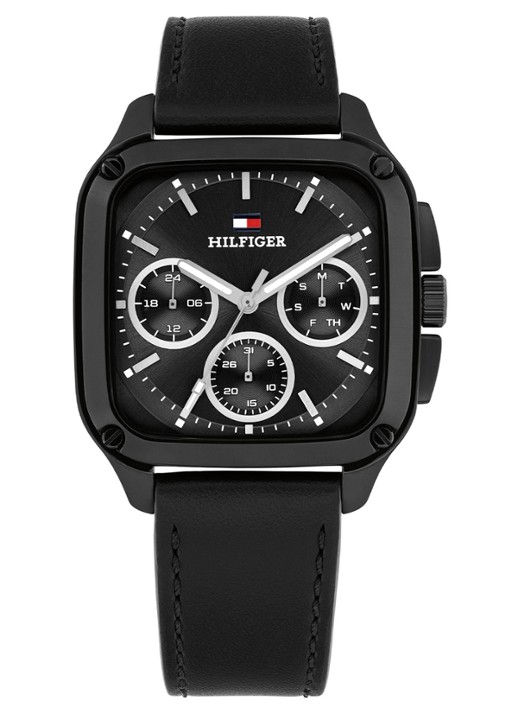 Tommy Hilfiger Horloge TH1792220   - voorkant zwart