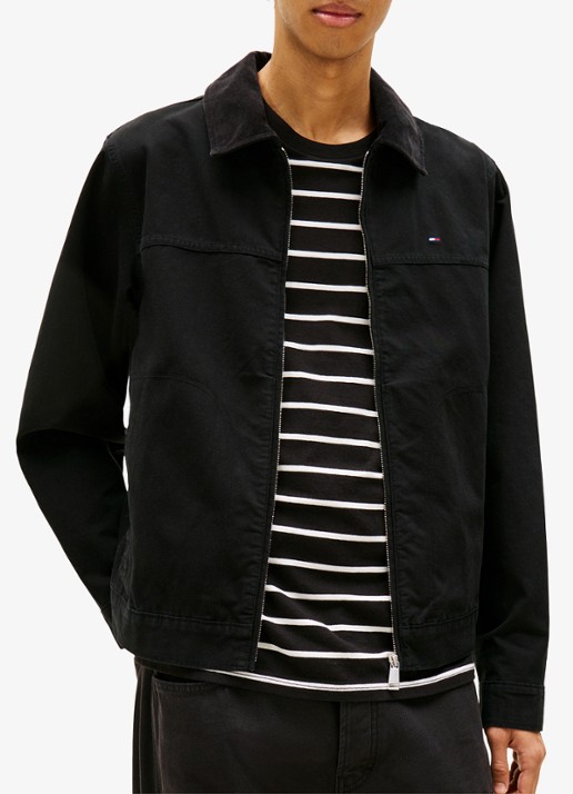 Tommy Hilfiger Jack met steekzakken en logoborduring