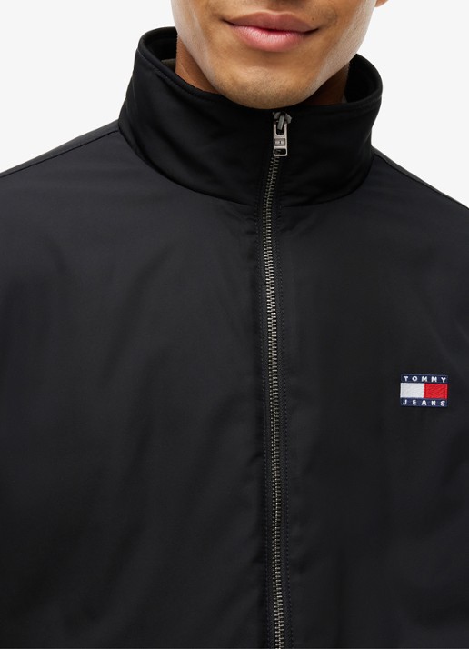 Tommy Hilfiger Jack met steekzakken en waterafstotende coating - detail 4 zwart
