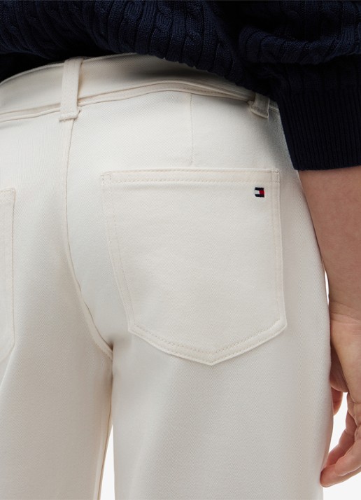 Tommy Hilfiger Jeans met ceintuur - detail 4 wit