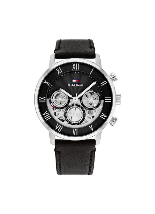Tommy Hilfiger Legend horloge TH1710565 - voorkant zilver