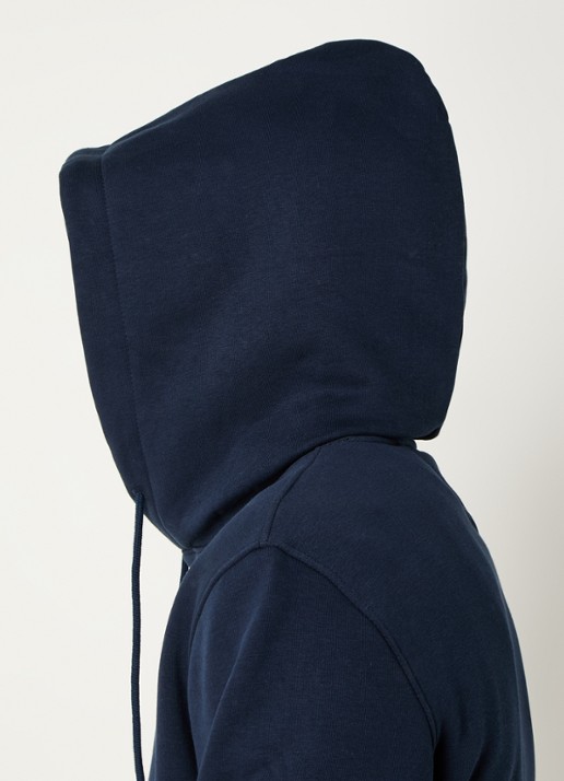 Tommy Hilfiger Linear Logo Embroidery Kangaroo Pocket Hoody - detail 2 donkerblauw
