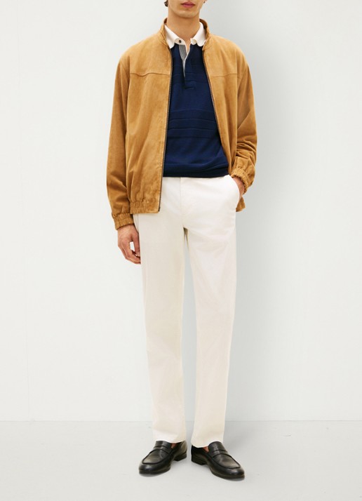 Tommy Hilfiger Loafers van leer - voorkant 3 zwart
