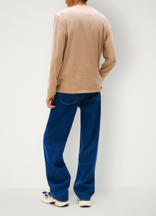 Tommy Hilfiger Longsleeve met logo - achterkant 3 beige