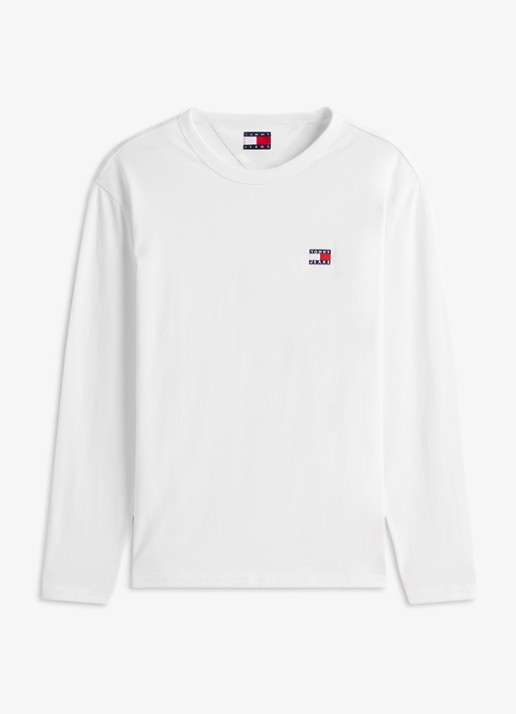 Tommy Hilfiger Longsleeve met logo - voorkant 6 ecru-ybl