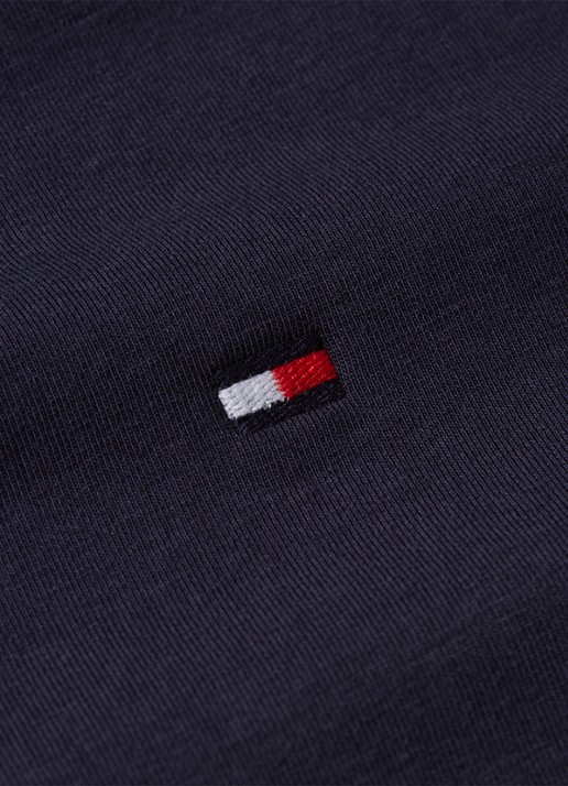 Tommy Hilfiger Longsleeve met logo - detail 3 donkerblauw