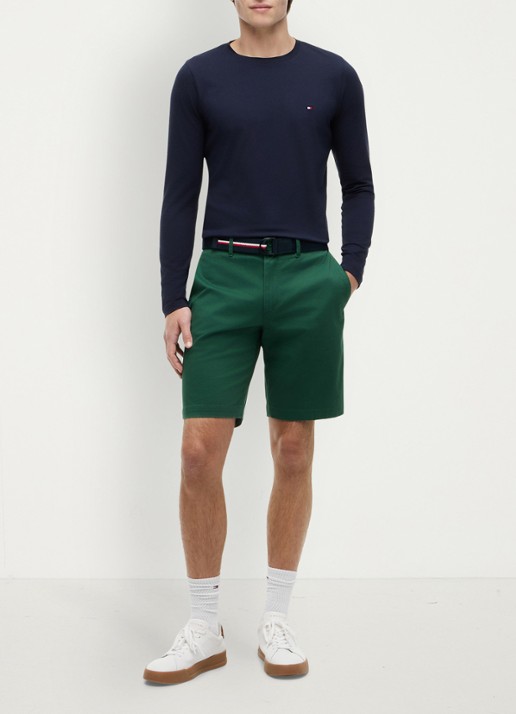 Tommy Hilfiger Longsleeve met logo - voorkant 6 donkerblauw