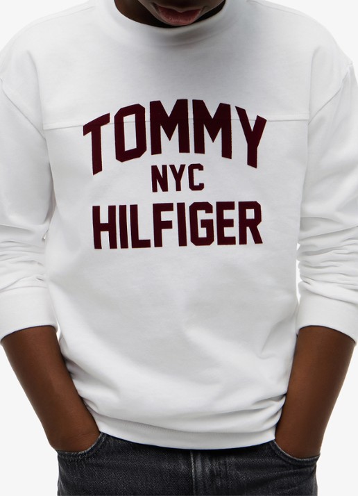 Tommy Hilfiger Longsleeve met logo  - detail 5 wit