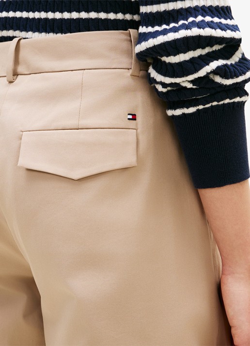 Tommy Hilfiger Loose fit chino met steekzakken - detail 5 beige