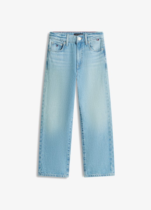 Tommy Hilfiger Loose fit jeans met steekzakken - voorkant 3 indigo