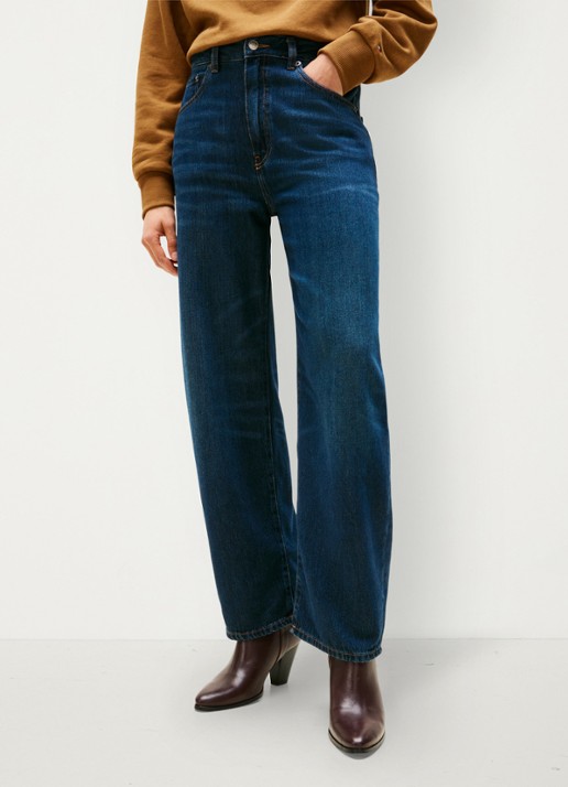 Tommy Hilfiger Mid waist loose fit jeans met steekzakken
