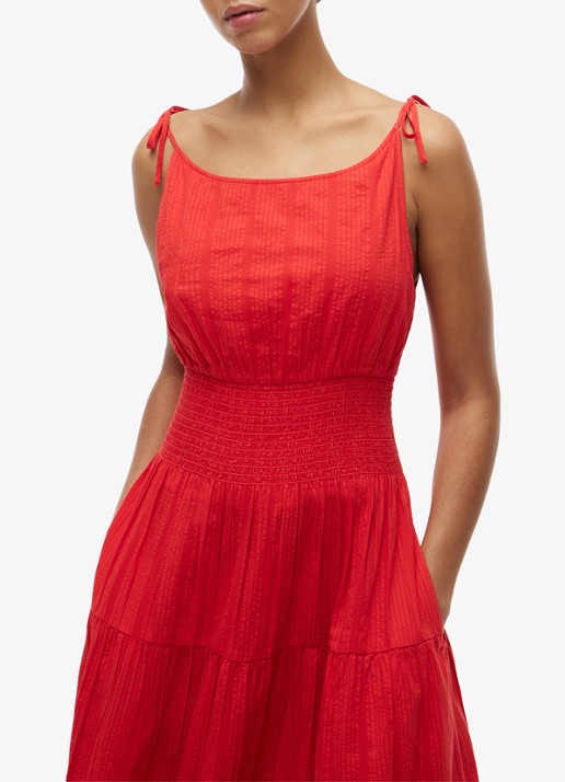 Tommy Hilfiger Midi jurk in katoenblend