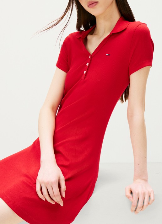 Tommy Hilfiger Mini jurk met polokraag