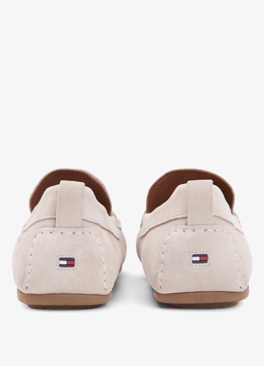 Tommy Hilfiger Mocassin van suède - detail lichtroze