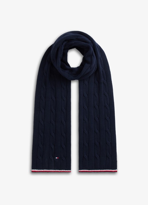 Tommy Hilfiger Muts en sjaal in giftbox - detail 2 donkerblauw