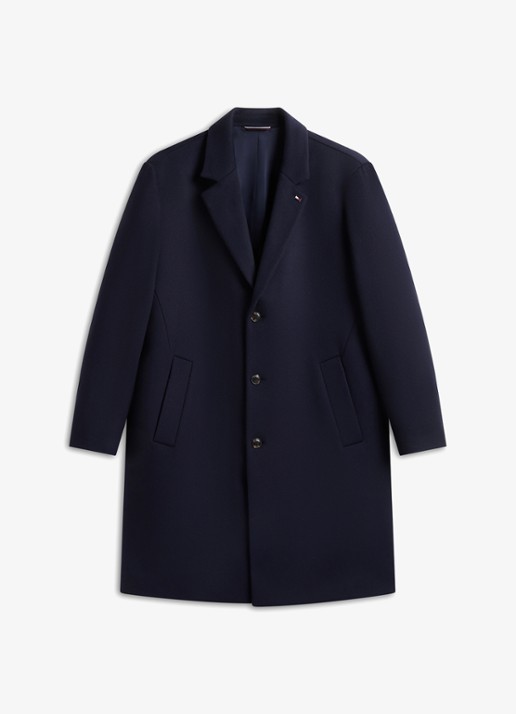 Tommy Hilfiger New York Label mantel in wolblend