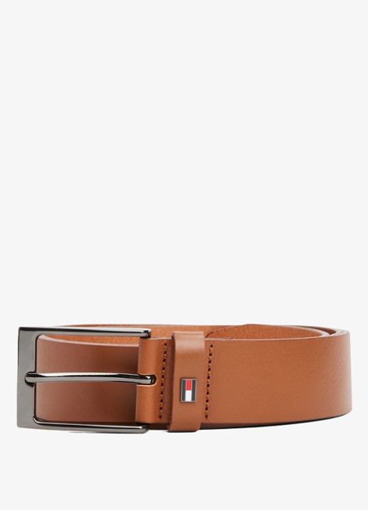 Tommy Hilfiger Oliver riem van leer - detail 4 cognac
