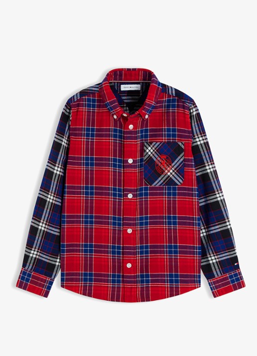 Tommy Hilfiger Overhemd met ruitdessin en logo