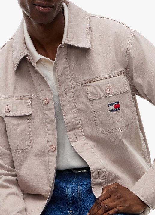 Tommy Hilfiger Overshirt van denim - detail 2 lever