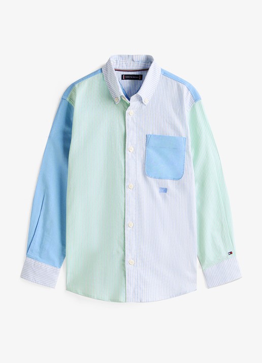 Tommy Hilfiger Oxford overhemd met colour blocking