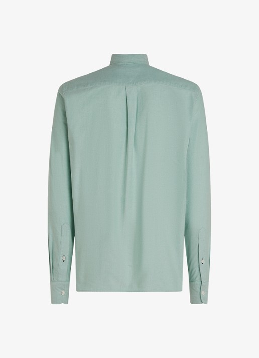Tommy Hilfiger Oxford regular fit overhemd met logo - detail 5 groen