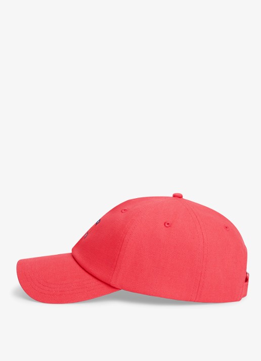 Tommy Hilfiger Pet met logo - detail koraal